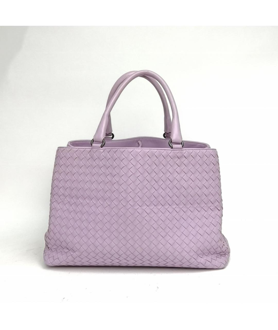 BOTTEGA VENETA Фиолетовая кожаная сумка через плечо, фото 4