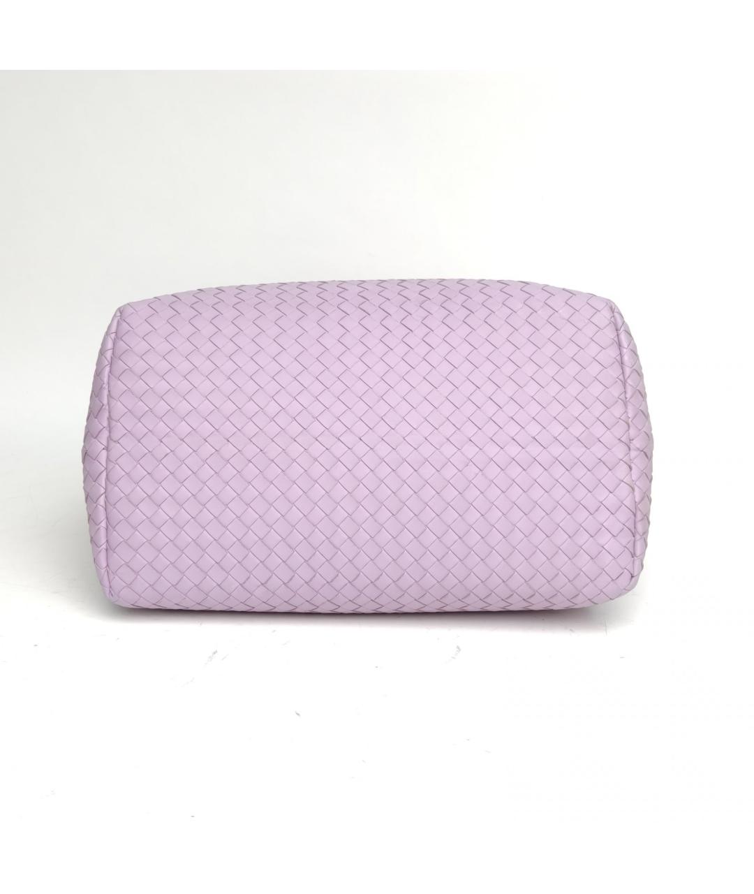 BOTTEGA VENETA Фиолетовая кожаная сумка через плечо, фото 6