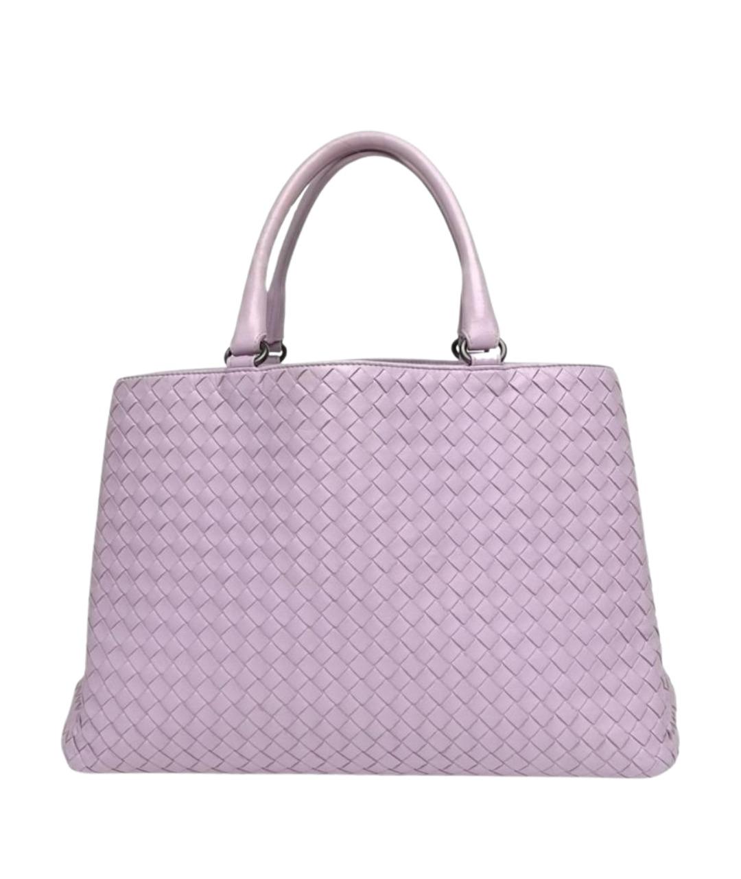 BOTTEGA VENETA Фиолетовая кожаная сумка через плечо, фото 1