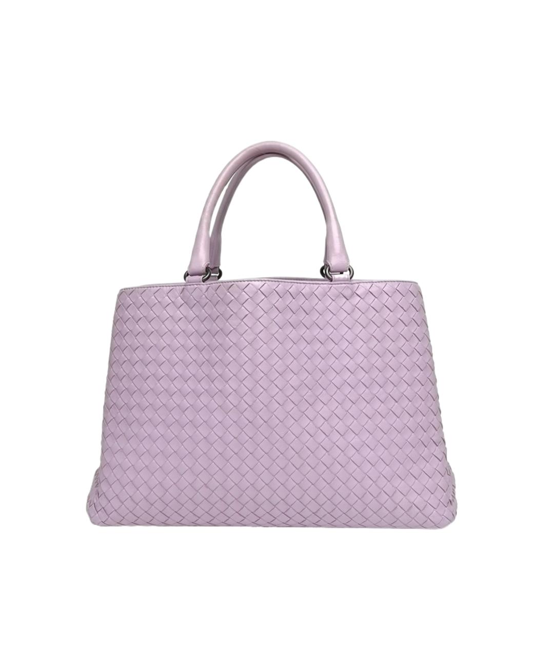 BOTTEGA VENETA Фиолетовая кожаная сумка через плечо, фото 9