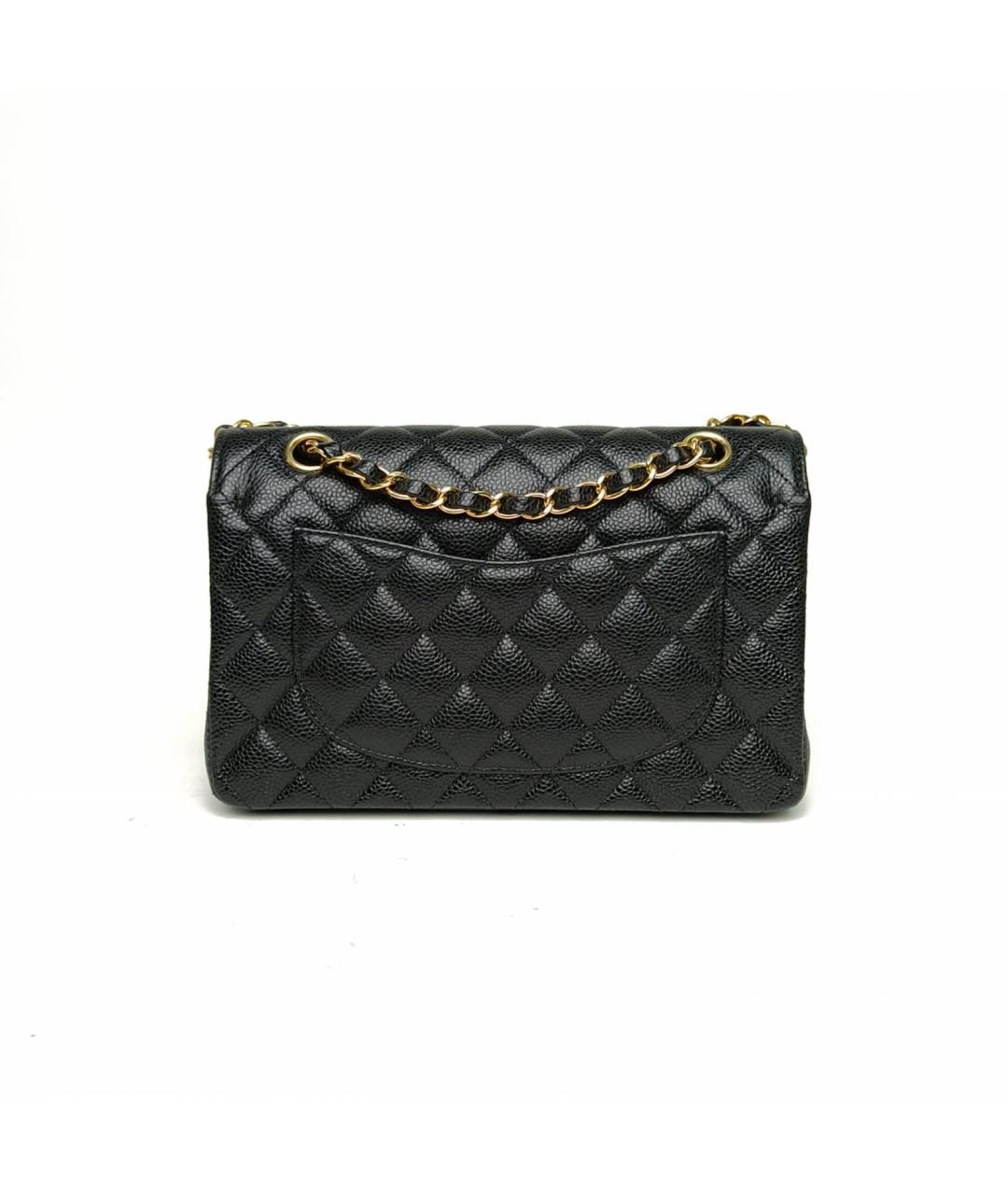 CHANEL Черная кожаная сумка через плечо, фото 4