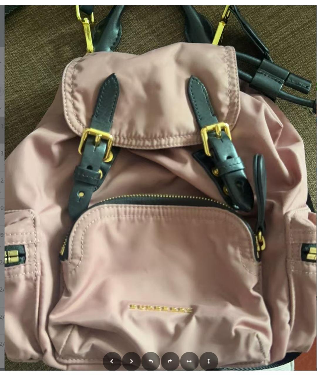 BURBERRY Розовый рюкзак, фото 5