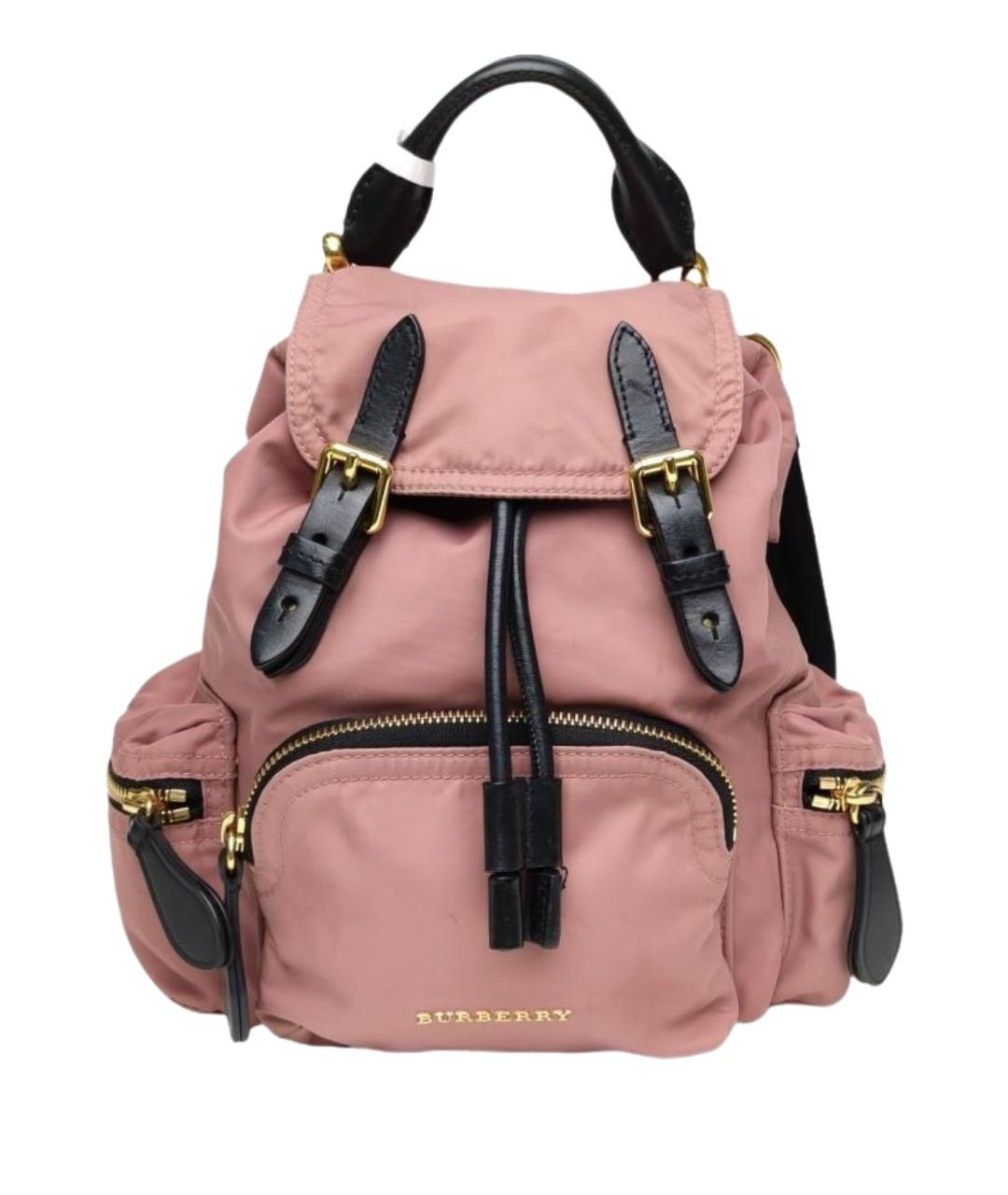 BURBERRY Розовый рюкзак, фото 1