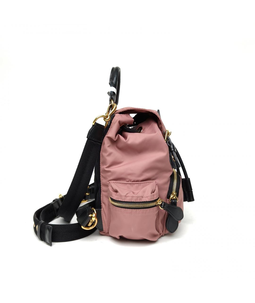 BURBERRY Розовый рюкзак, фото 2
