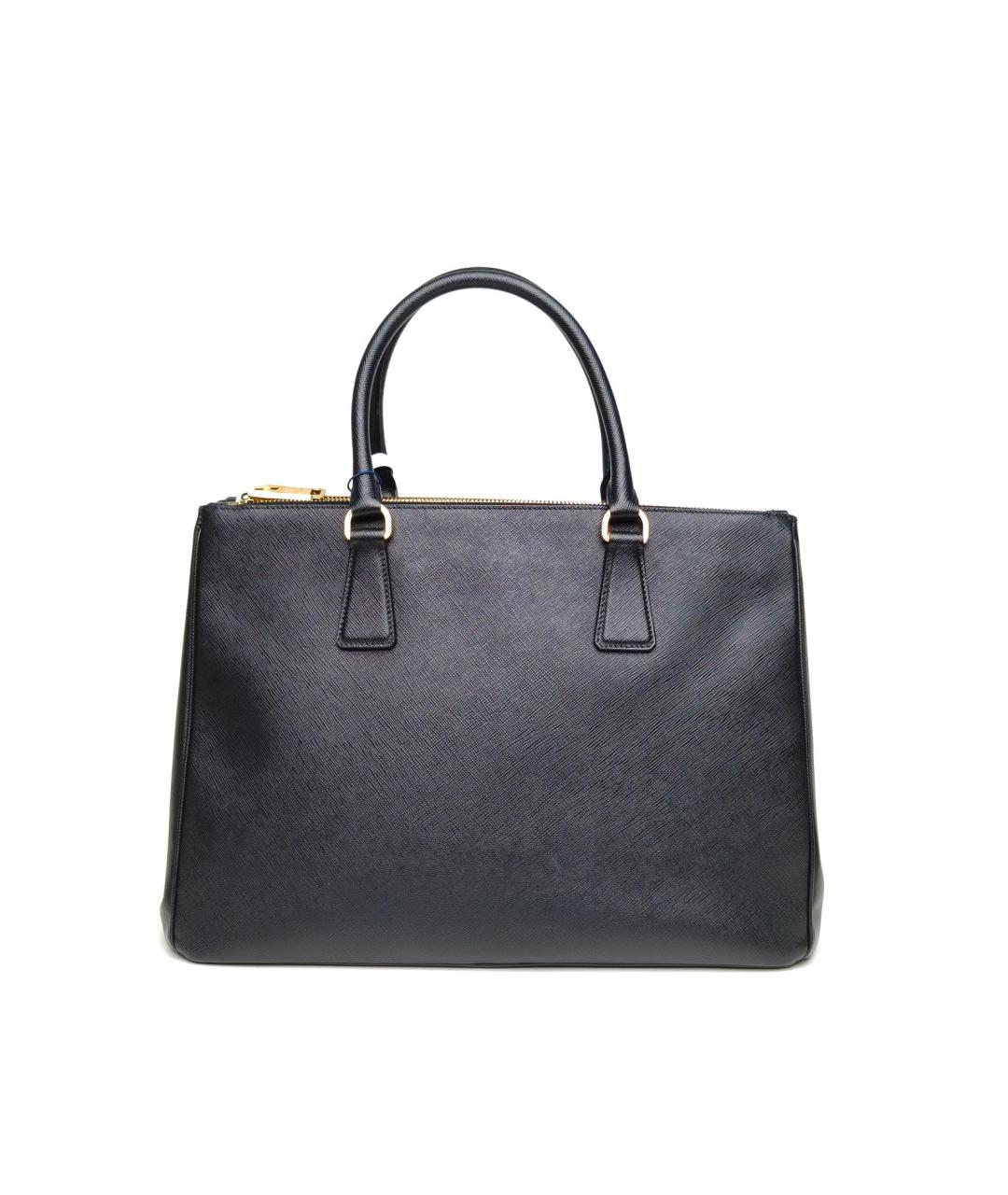 PRADA Черная кожаная сумка тоут, фото 4