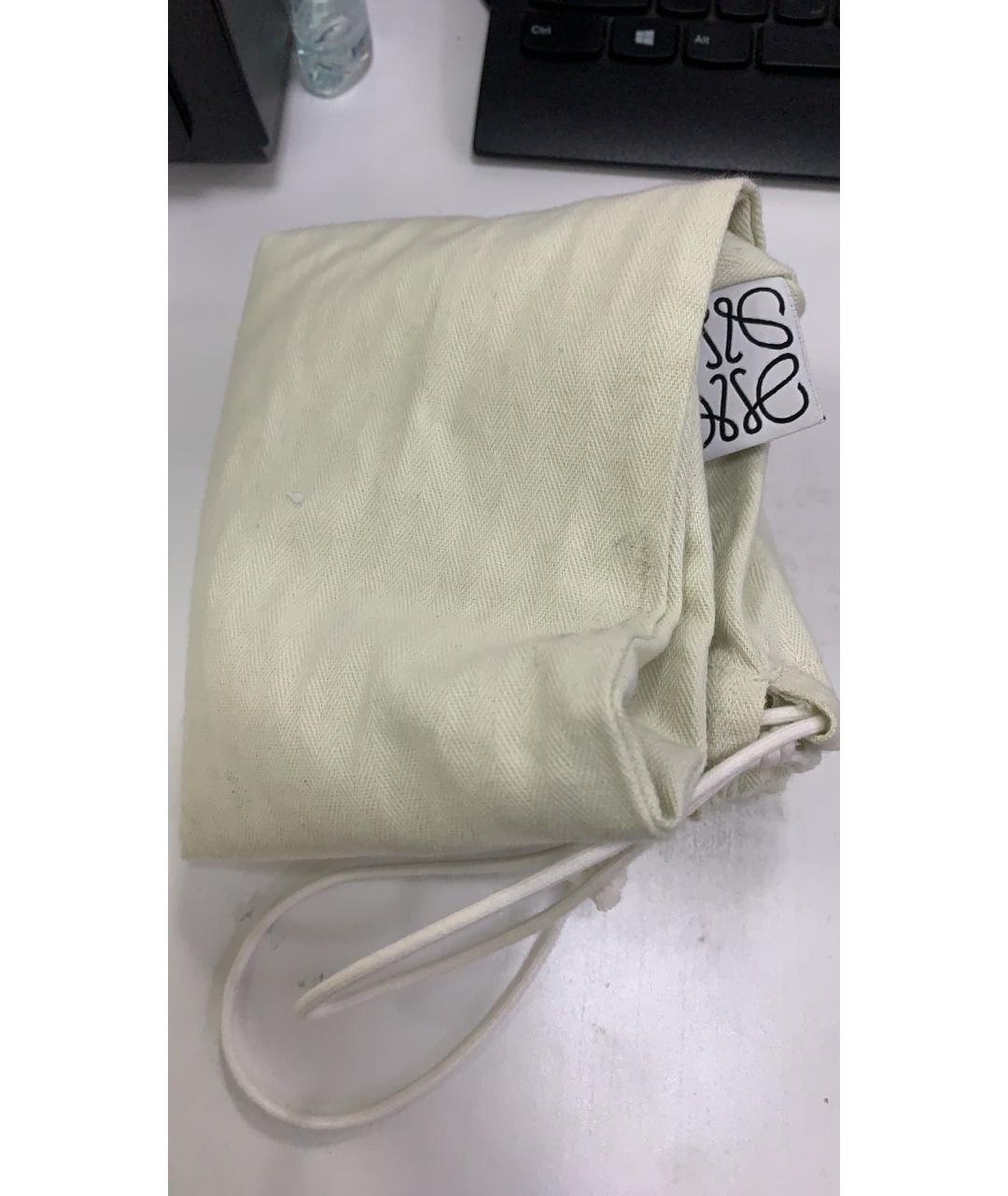 LOEWE Коричневая кожаная сумка через плечо, фото 8