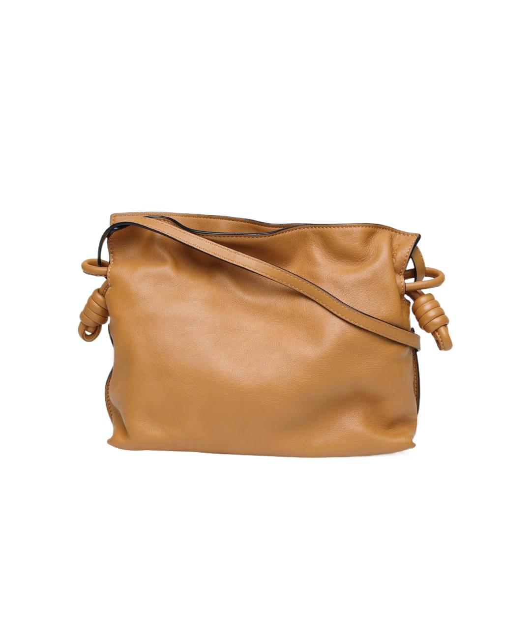 LOEWE Коричневая кожаная сумка через плечо, фото 9