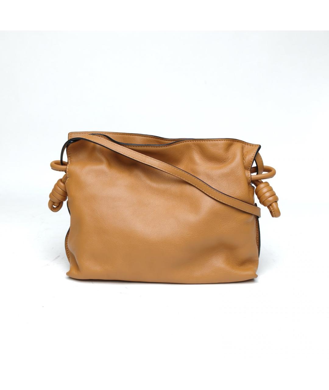 LOEWE Коричневая кожаная сумка через плечо, фото 2