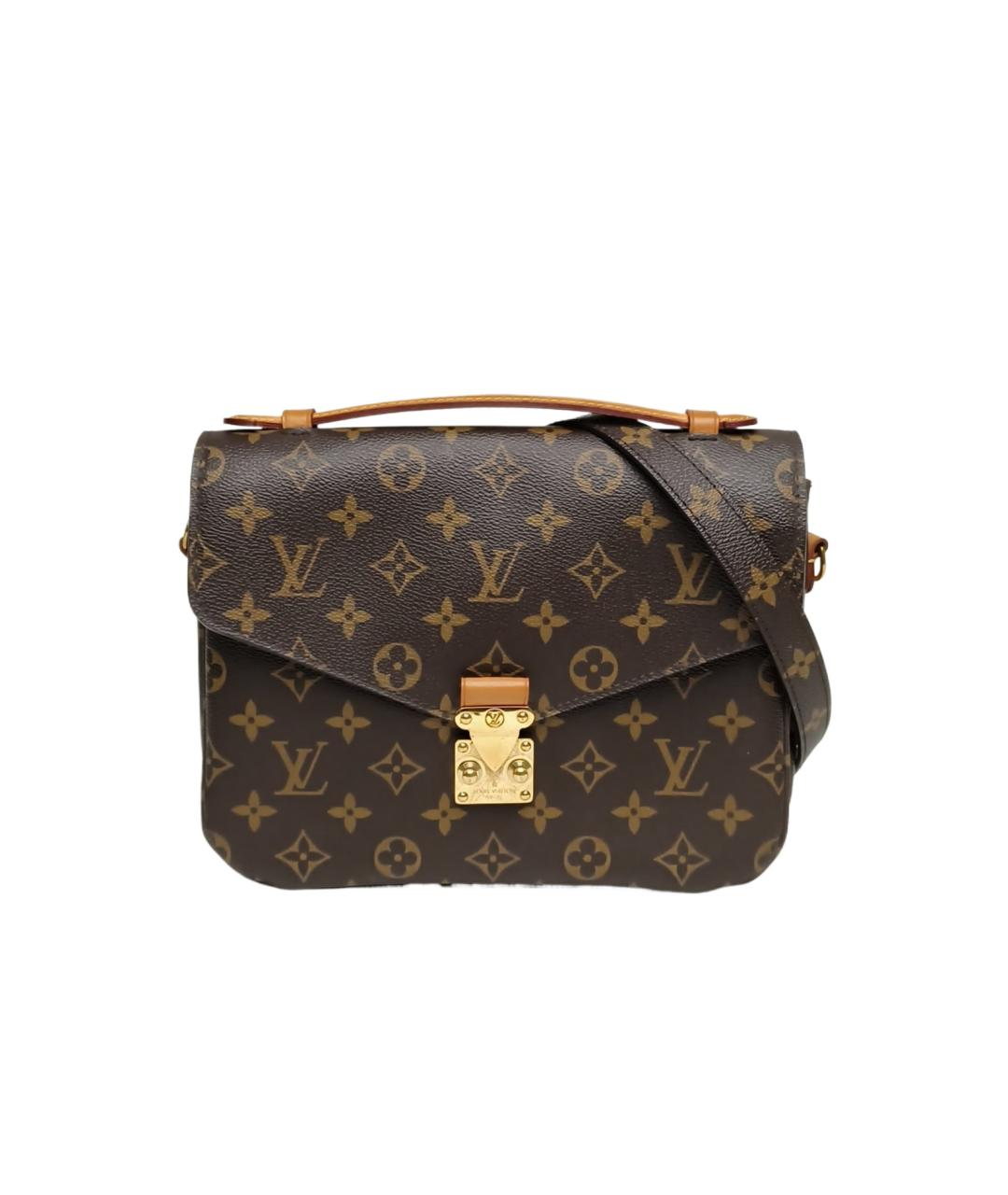 LOUIS VUITTON Коричневая сумка через плечо, фото 9