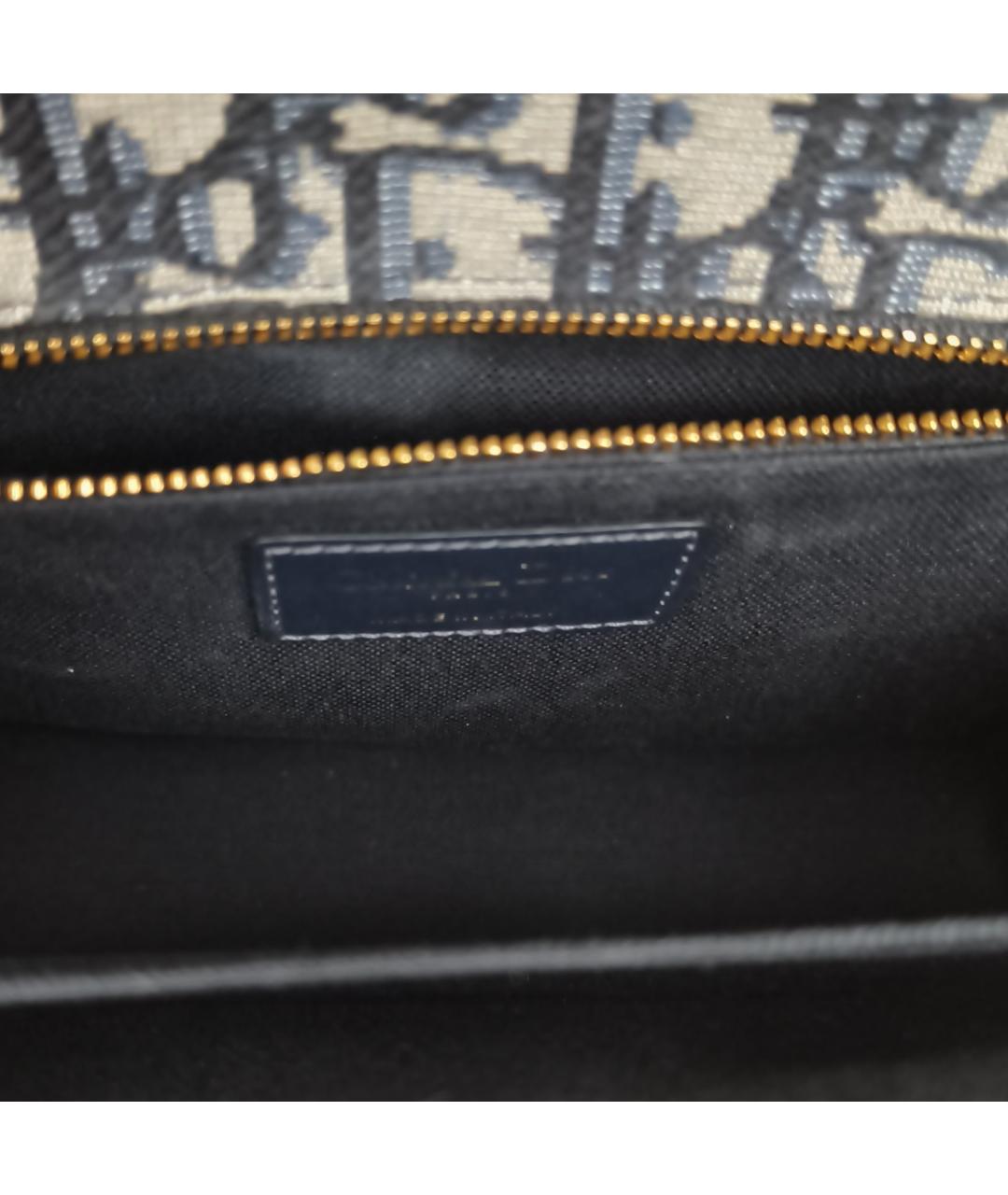 CHRISTIAN DIOR Синяя сумка через плечо, фото 8