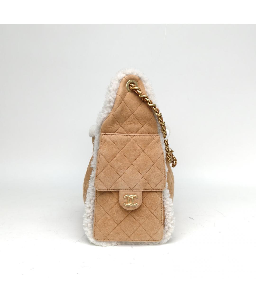 CHANEL Коричневая сумка через плечо, фото 5