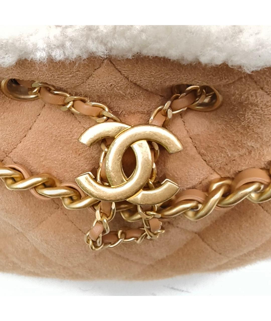 CHANEL Коричневая сумка через плечо, фото 7