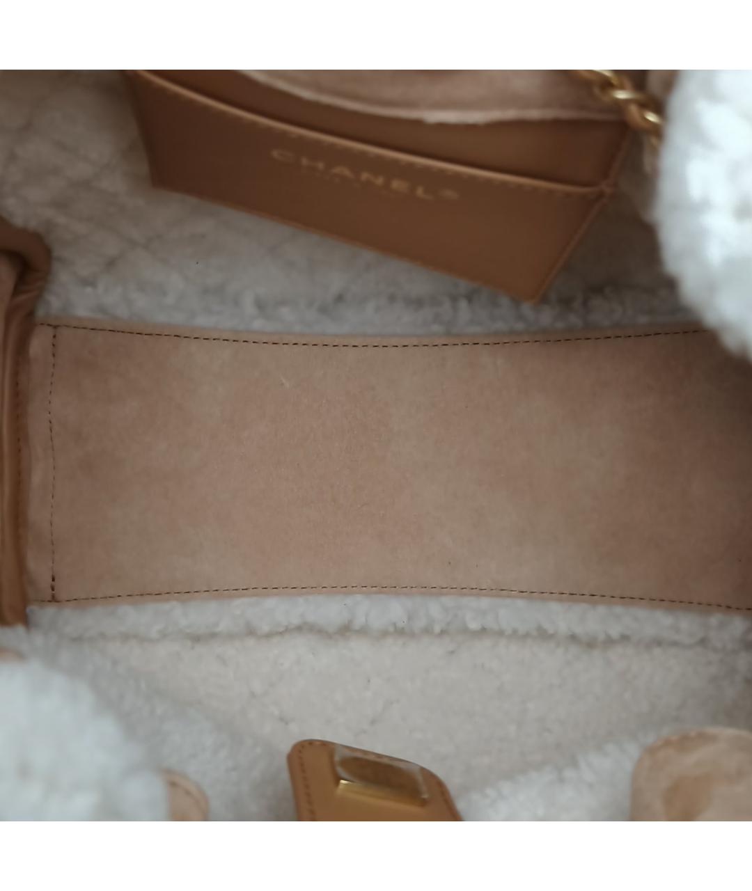 CHANEL Коричневая сумка через плечо, фото 8