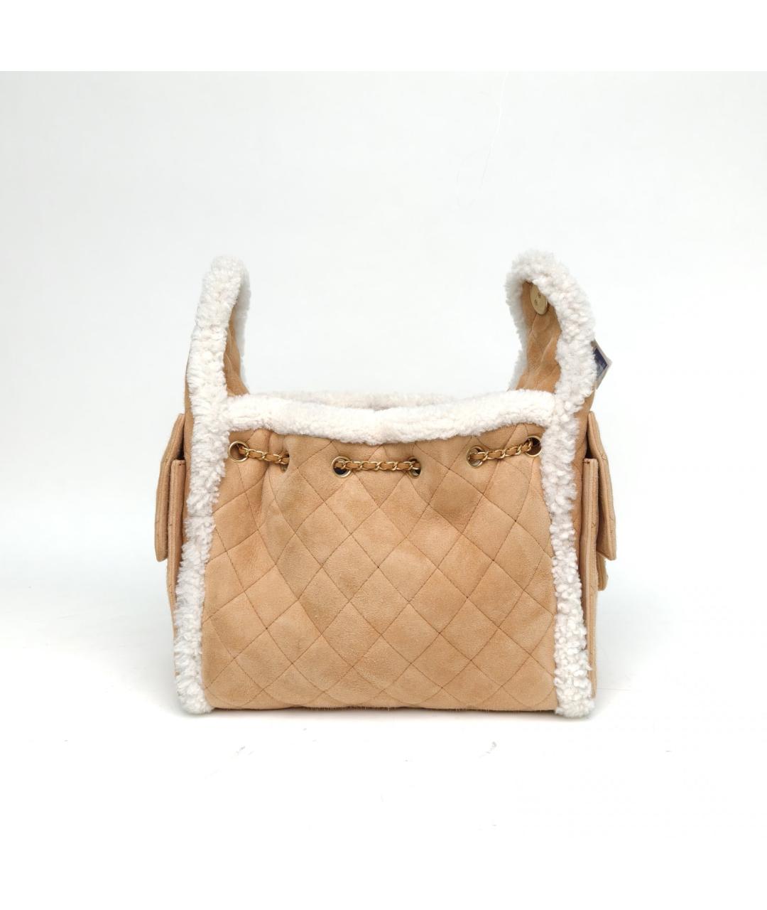 CHANEL Коричневая сумка через плечо, фото 4