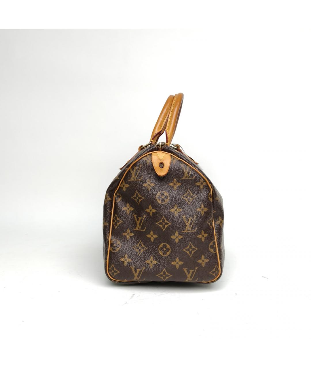 LOUIS VUITTON Коричневая сумка с короткими ручками, фото 3