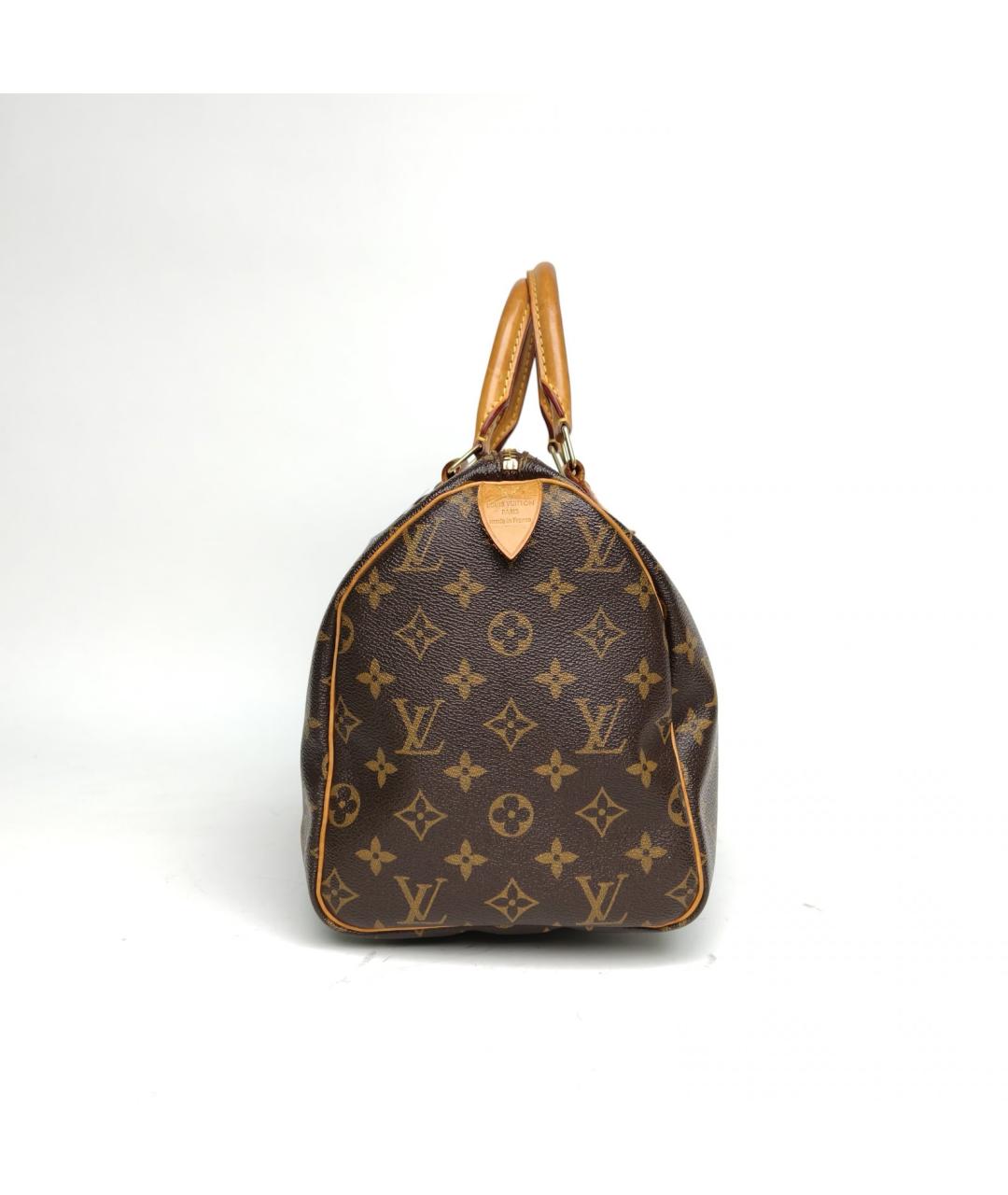 LOUIS VUITTON Коричневая сумка с короткими ручками, фото 5