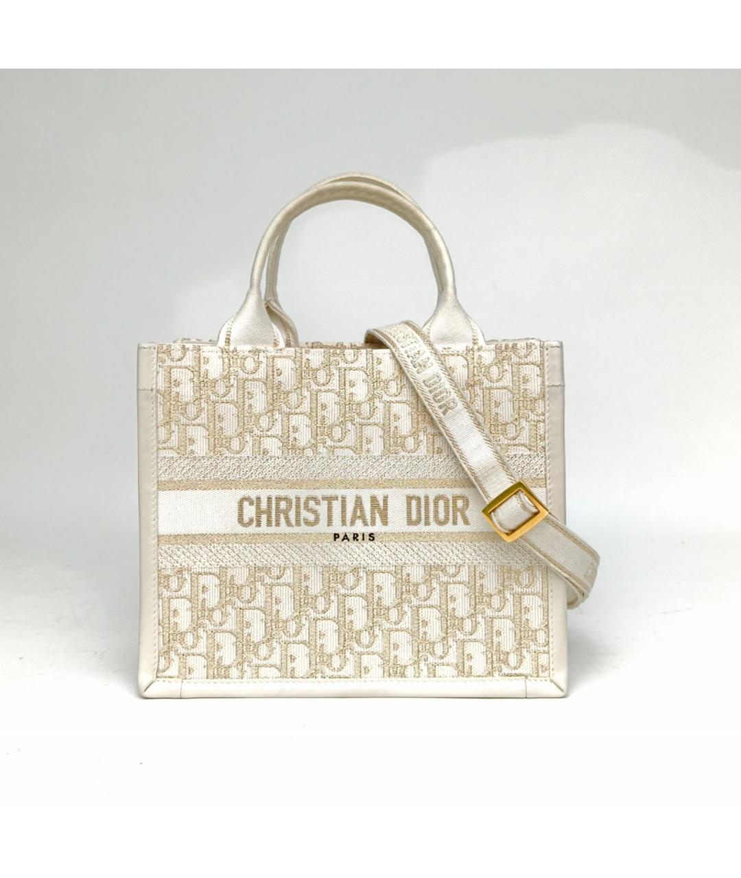 CHRISTIAN DIOR Бежевая сумка через плечо, фото 2