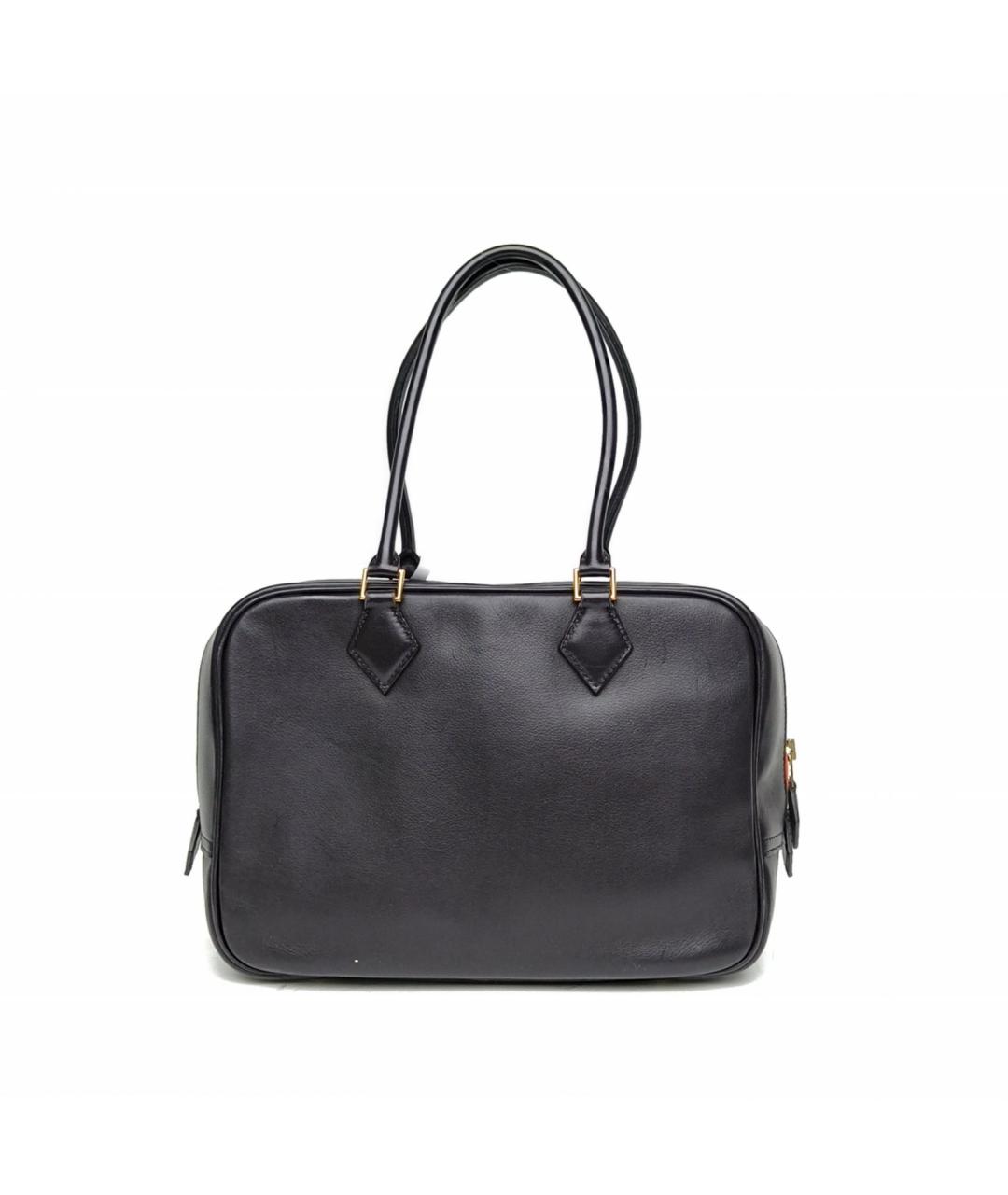 HERMES Черная кожаная сумка через плечо, фото 2