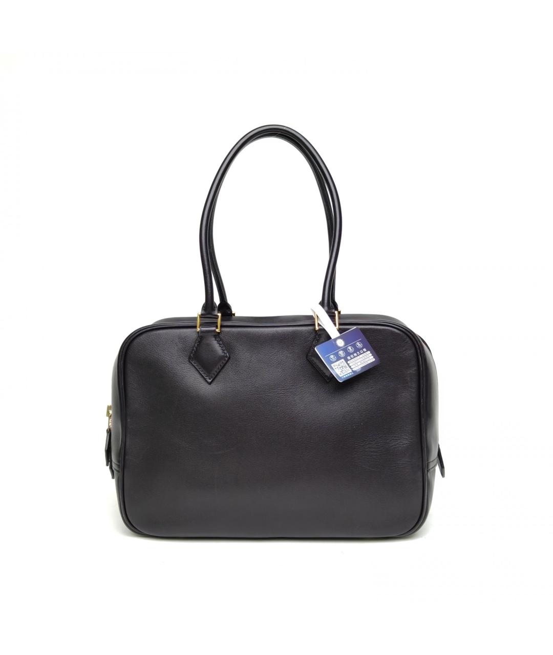 HERMES Черная кожаная сумка через плечо, фото 4