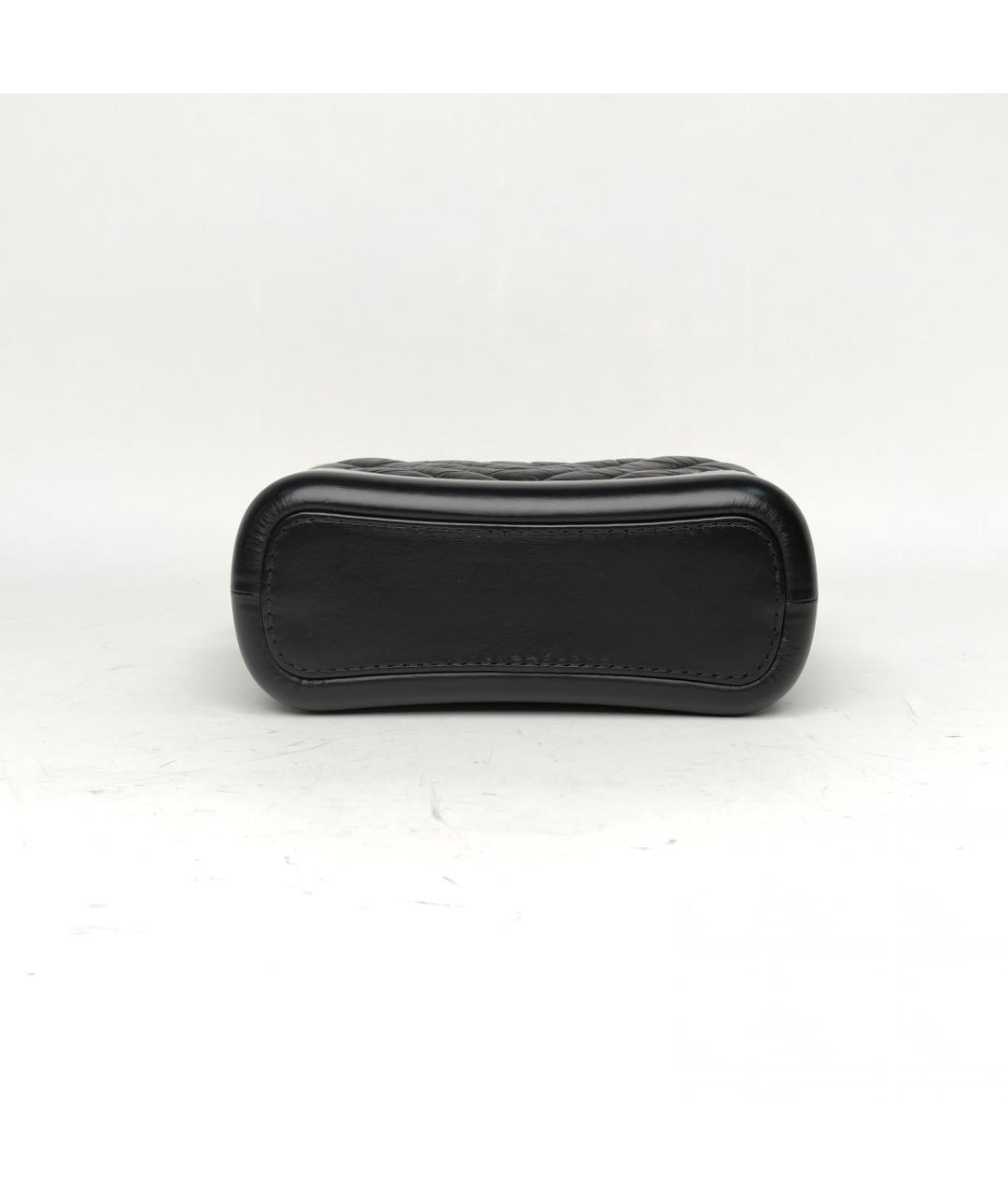 CHANEL Черная кожаная сумка через плечо, фото 6