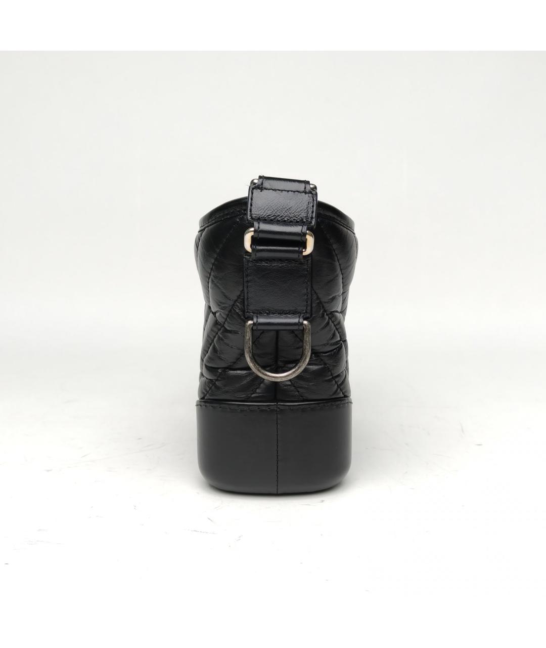 CHANEL Черная кожаная сумка через плечо, фото 3