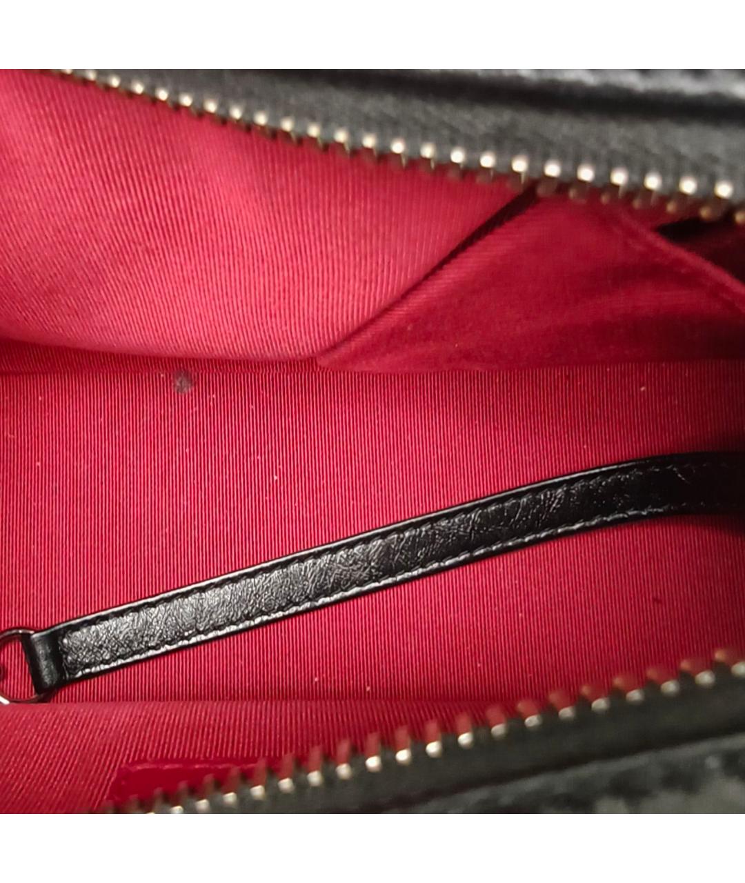 CHANEL Черная кожаная сумка через плечо, фото 8