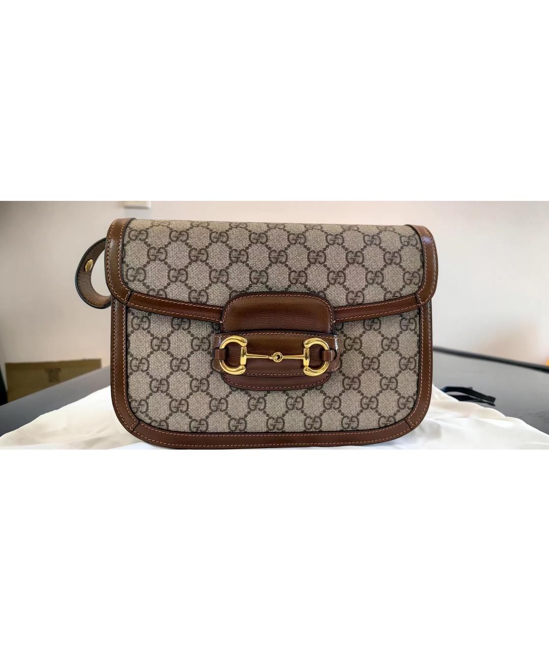 GUCCI Коричневая сумка через плечо, фото 8