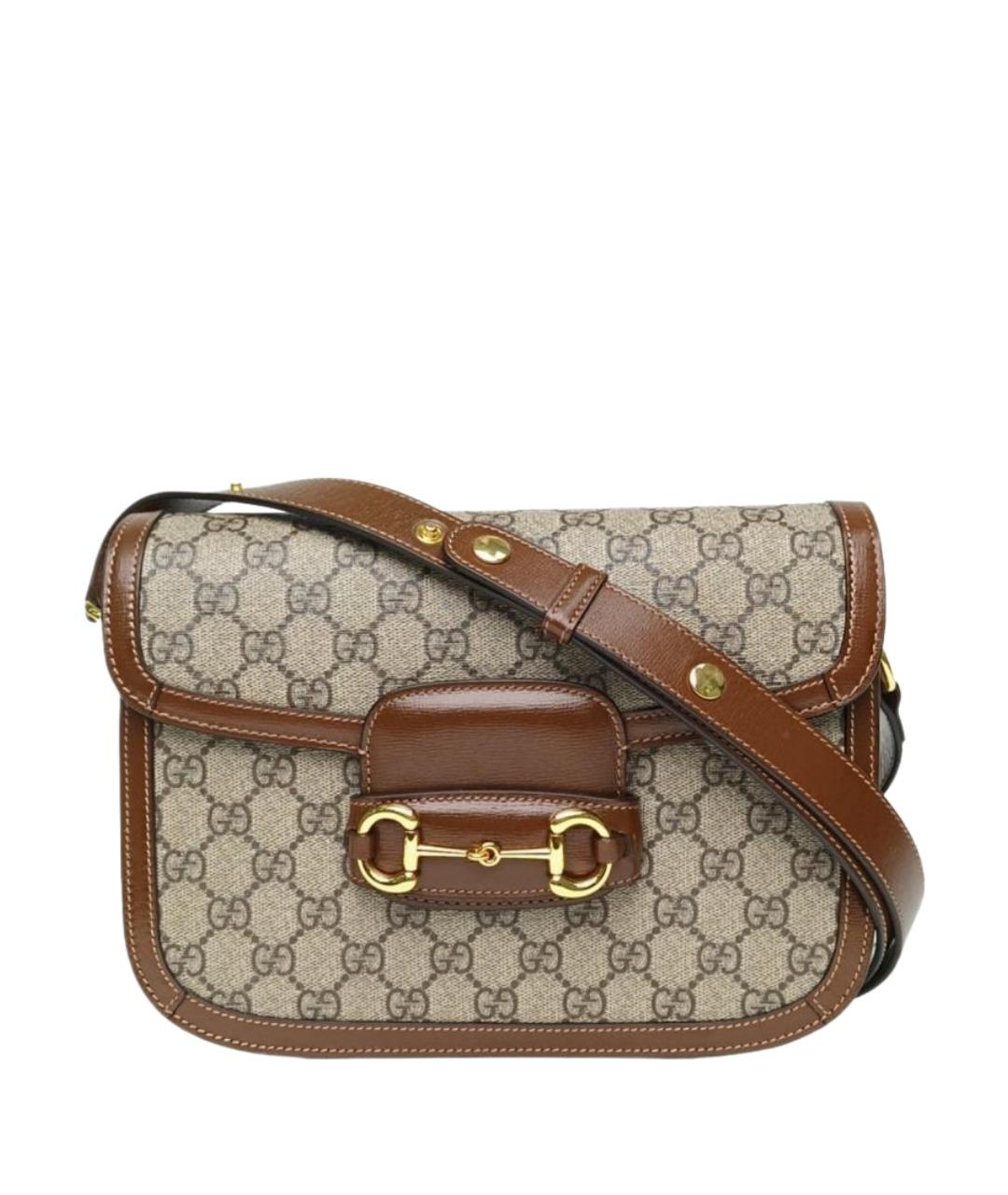 GUCCI Коричневая сумка через плечо, фото 1