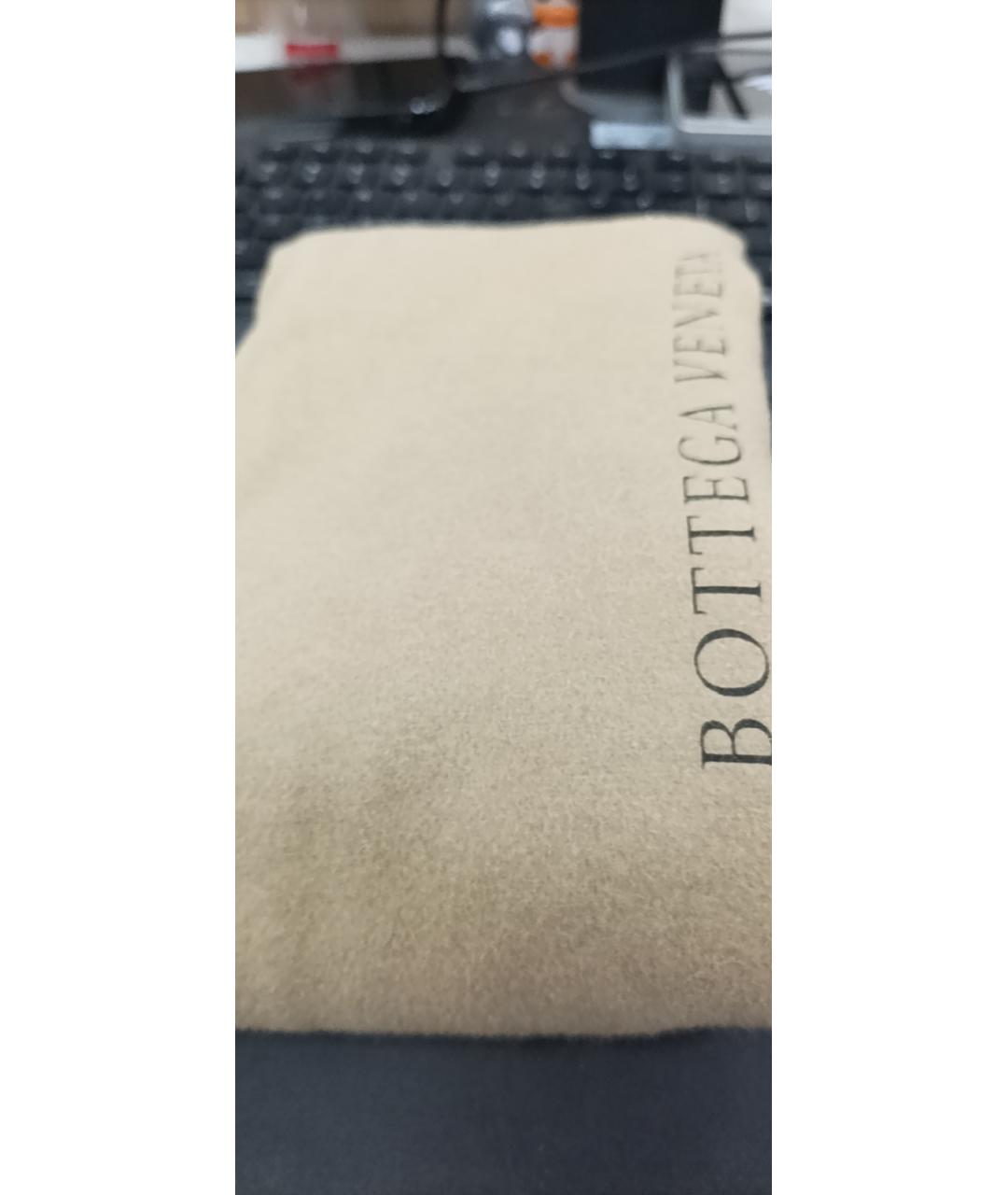 BOTTEGA VENETA Черная кожаная сумка через плечо, фото 8