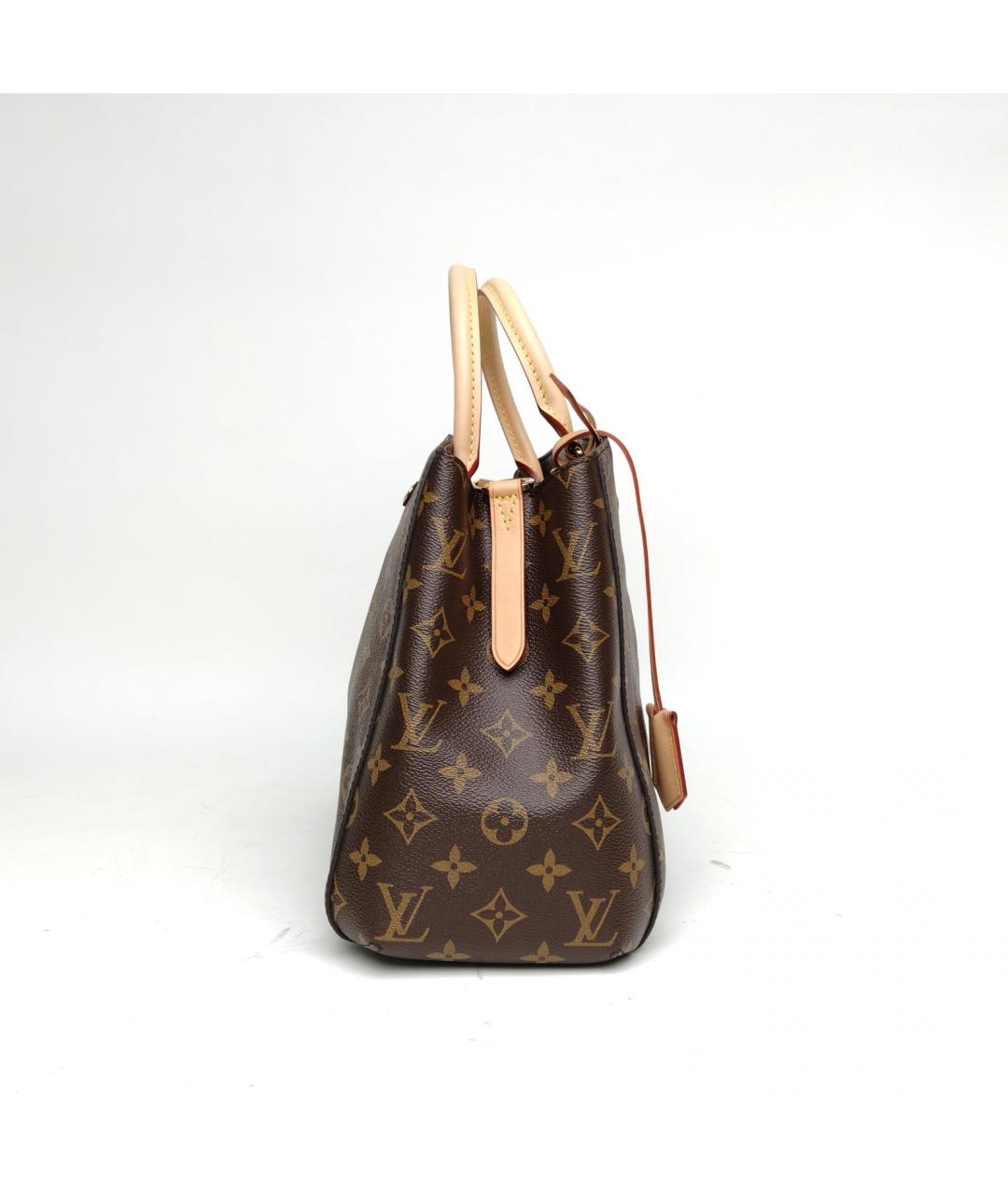 LOUIS VUITTON Коричневая сумка с короткими ручками, фото 5