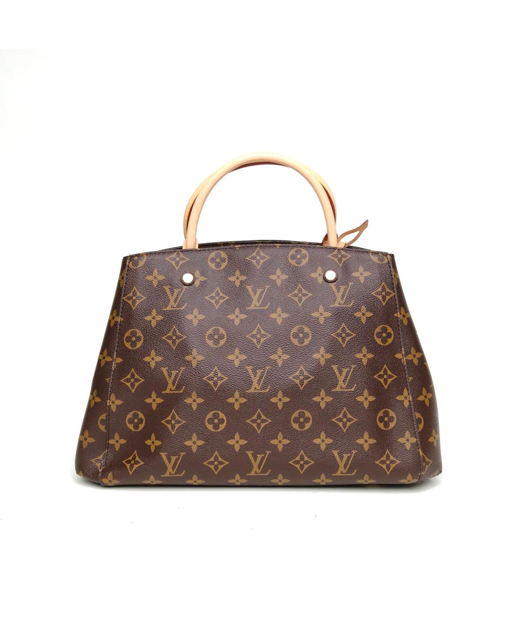 LOUIS VUITTON Коричневая сумка с короткими ручками, фото 4