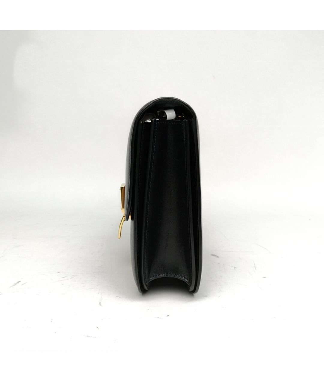 CELINE Черная кожаная сумка через плечо, фото 3