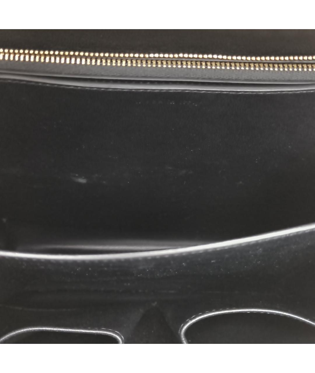 CELINE Черная кожаная сумка через плечо, фото 8