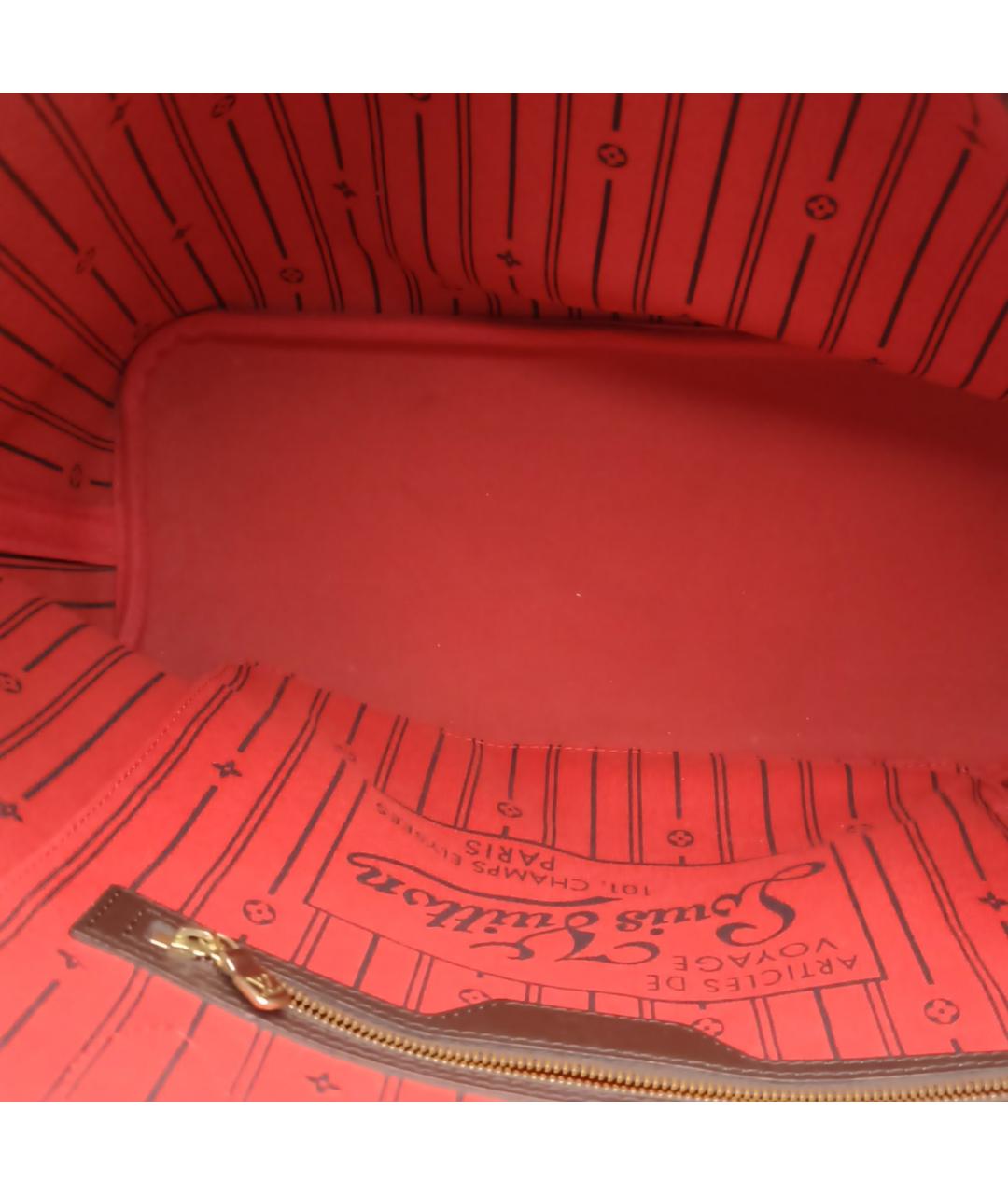 LOUIS VUITTON Коричневая сумка через плечо, фото 3