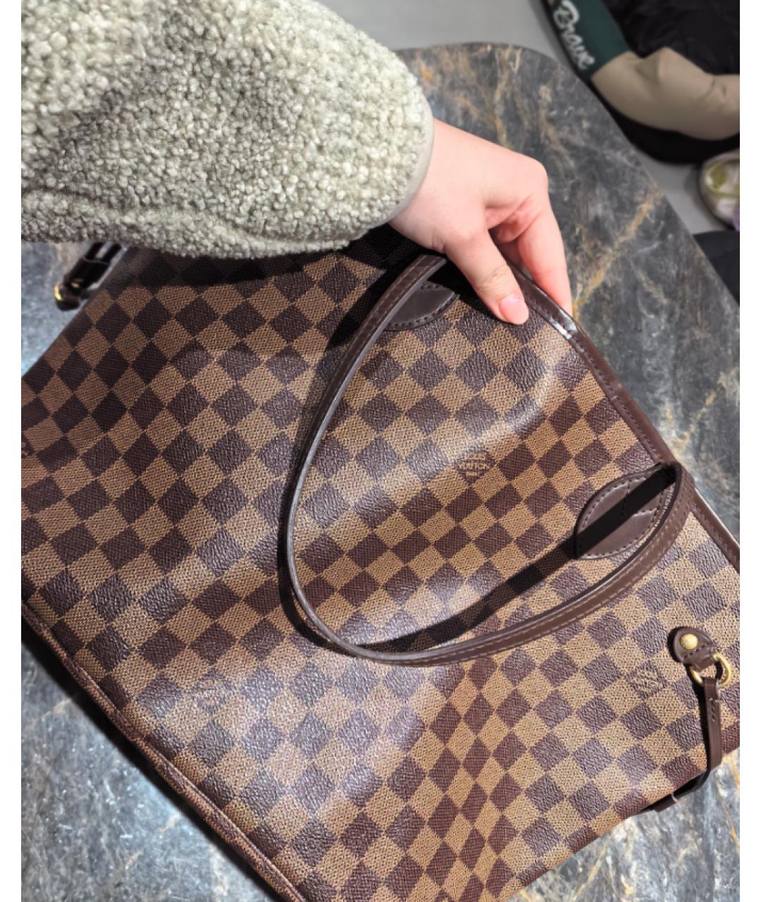 LOUIS VUITTON Коричневая сумка через плечо, фото 6