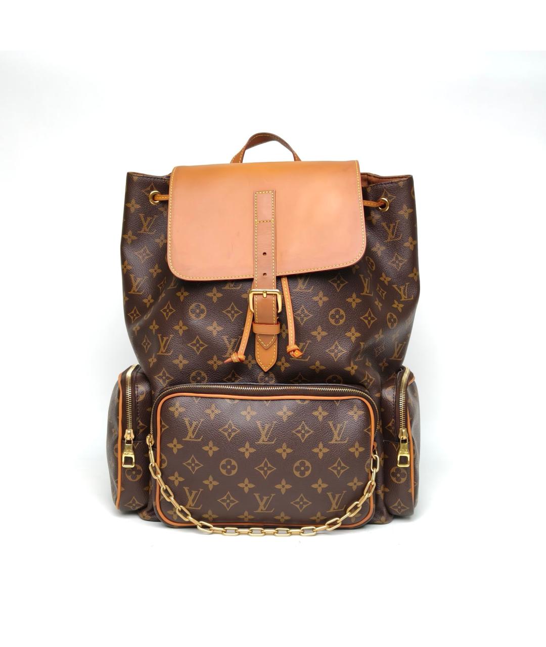 LOUIS VUITTON Коричневый рюкзак, фото 2