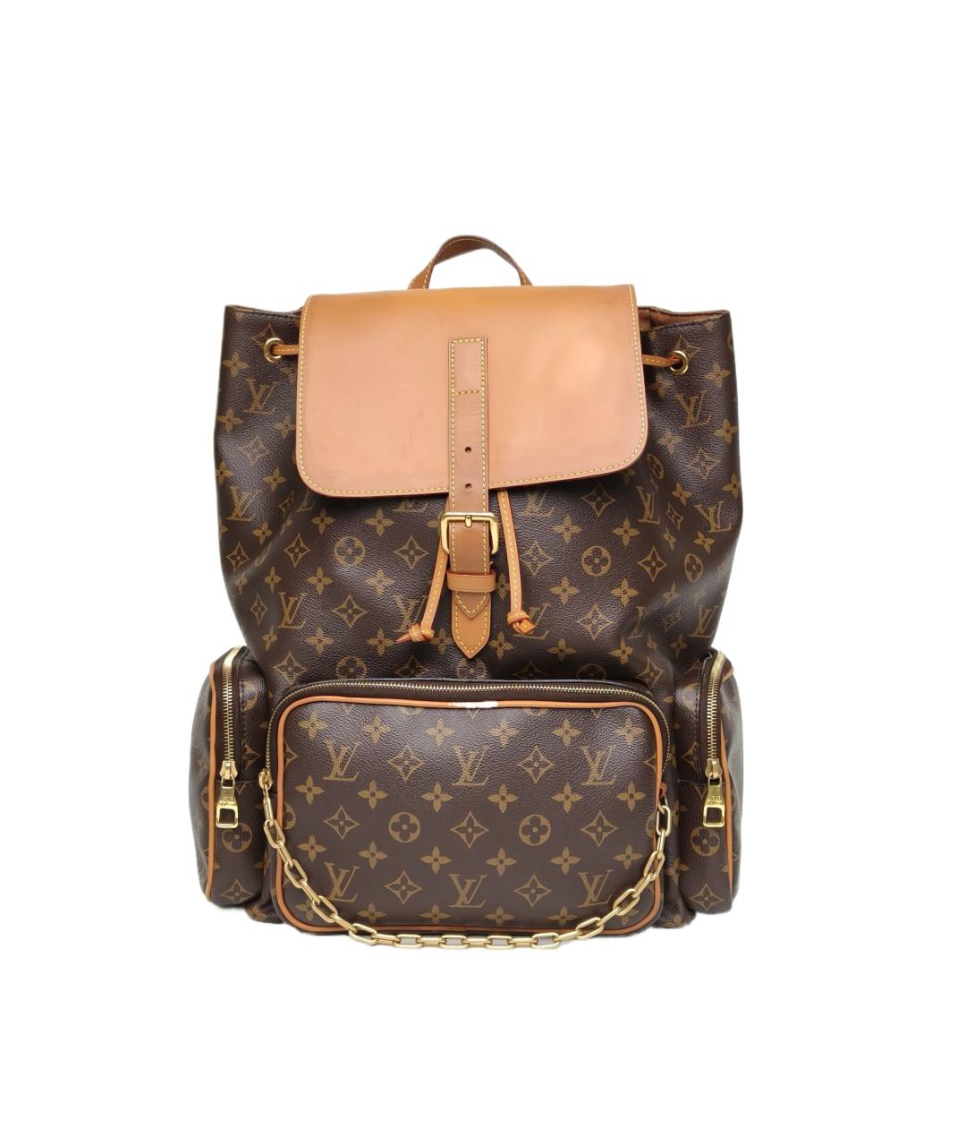 LOUIS VUITTON Коричневый рюкзак, фото 9