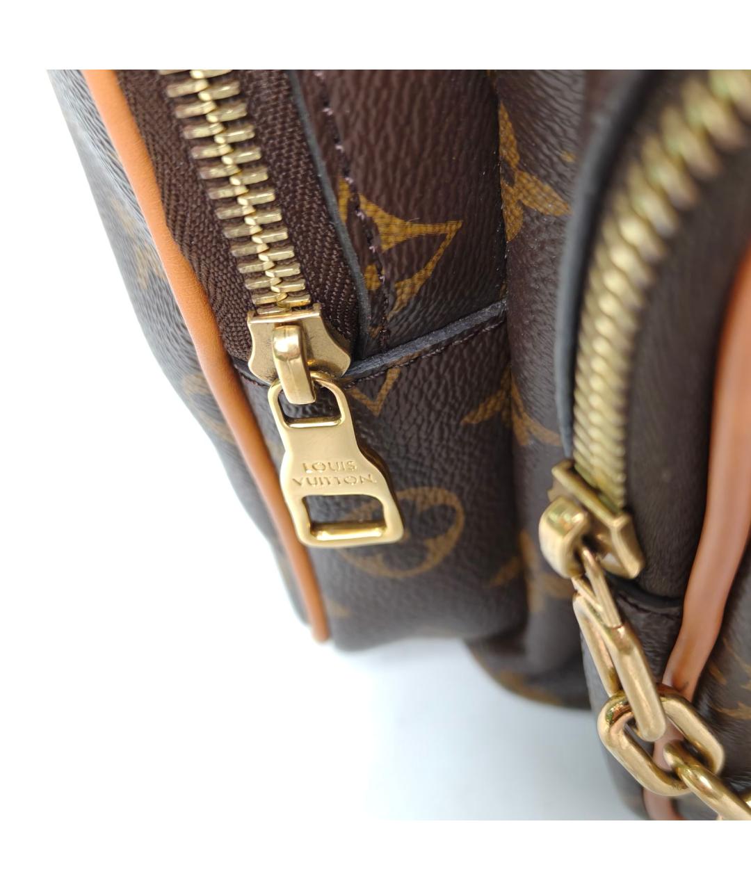 LOUIS VUITTON Коричневый рюкзак, фото 7