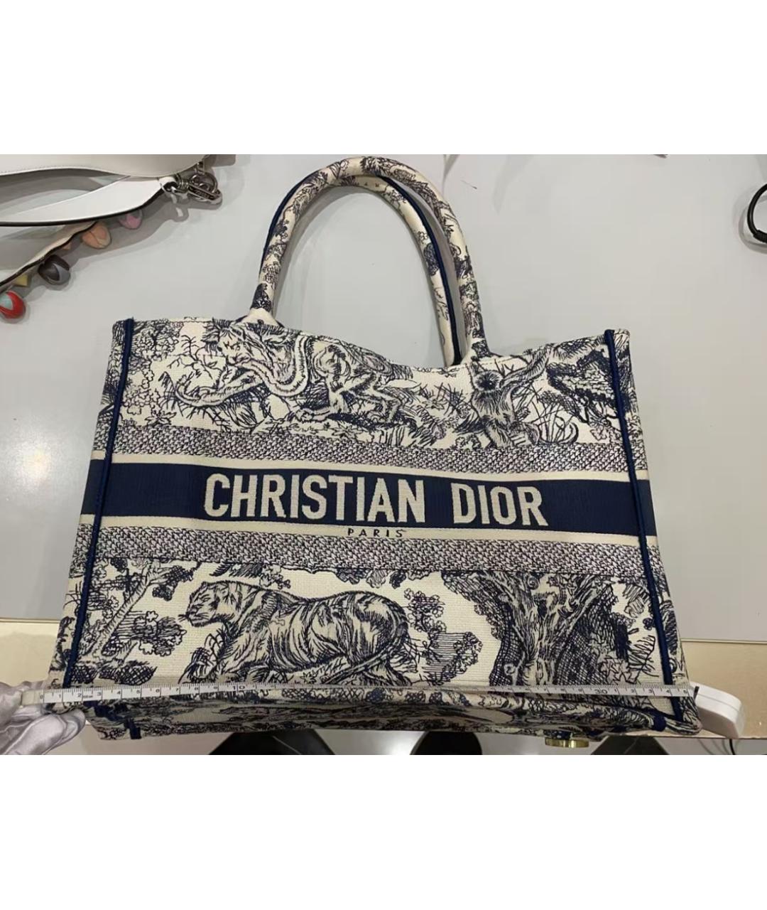 CHRISTIAN DIOR Синяя сумка через плечо, фото 9