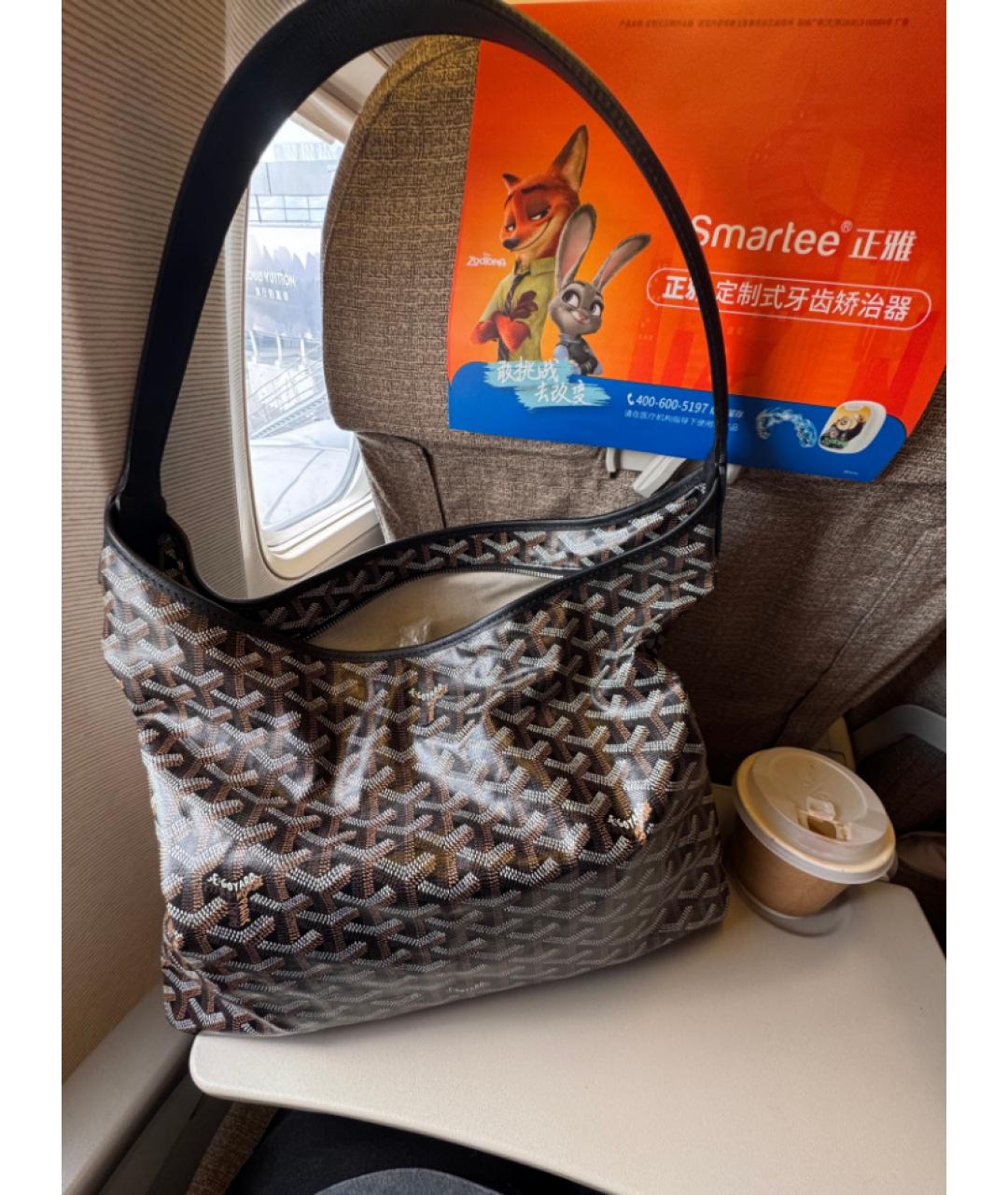 GOYARD Черная сумка через плечо, фото 8