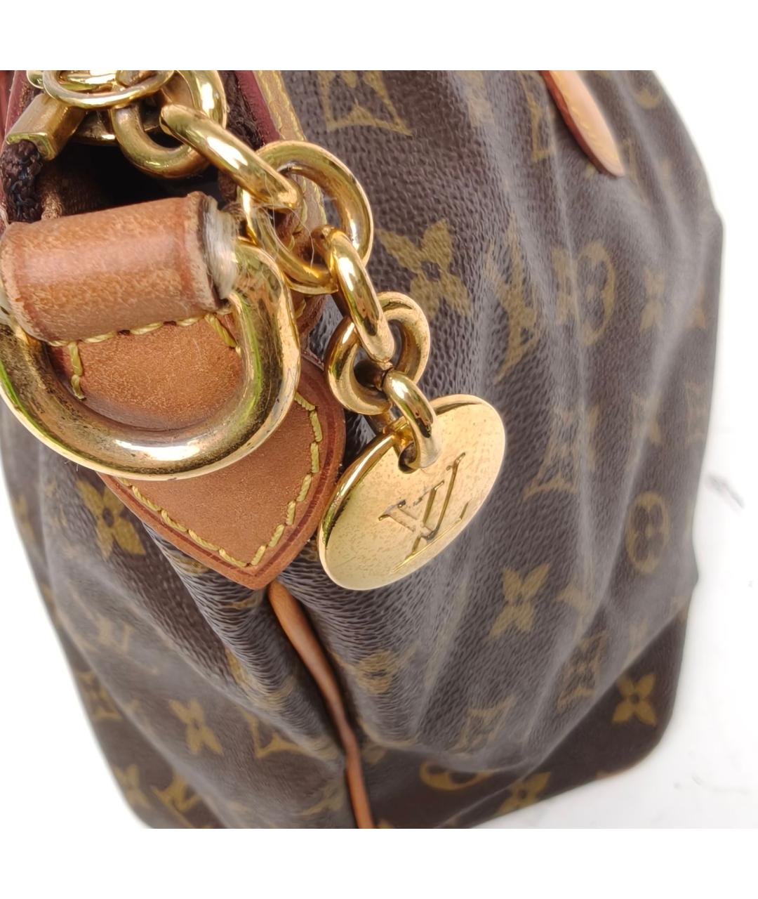 LOUIS VUITTON Коричневая сумка с короткими ручками, фото 8