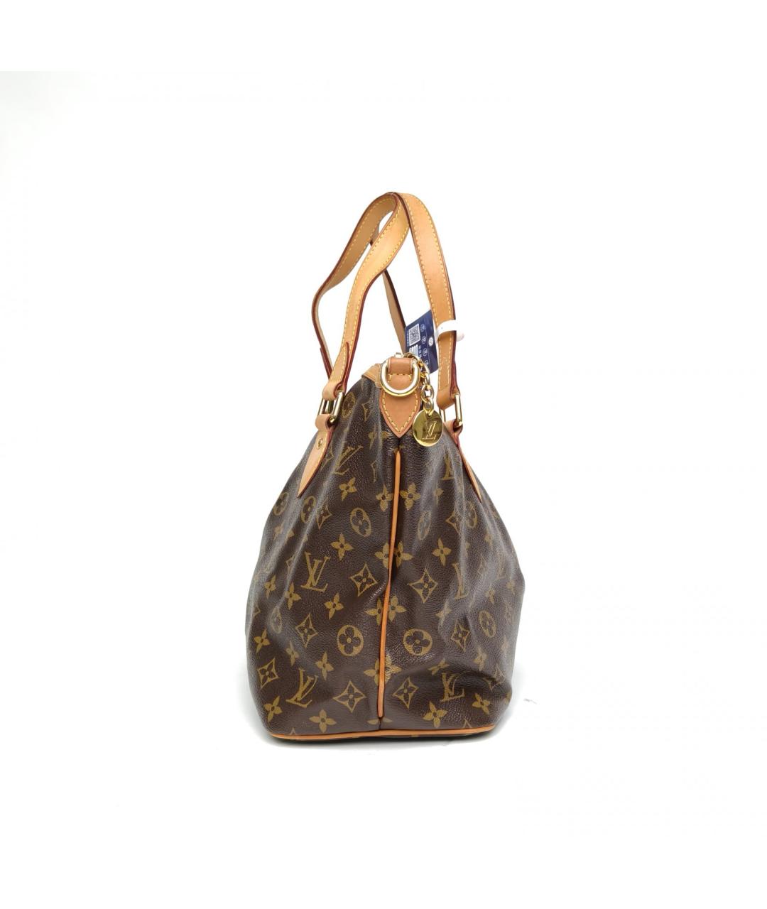 LOUIS VUITTON Коричневая сумка с короткими ручками, фото 5