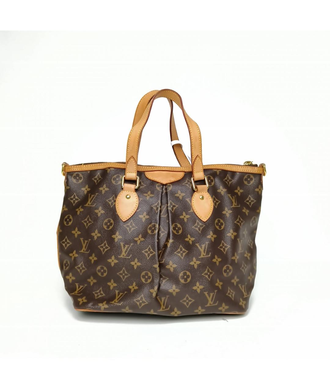 LOUIS VUITTON Коричневая сумка с короткими ручками, фото 4