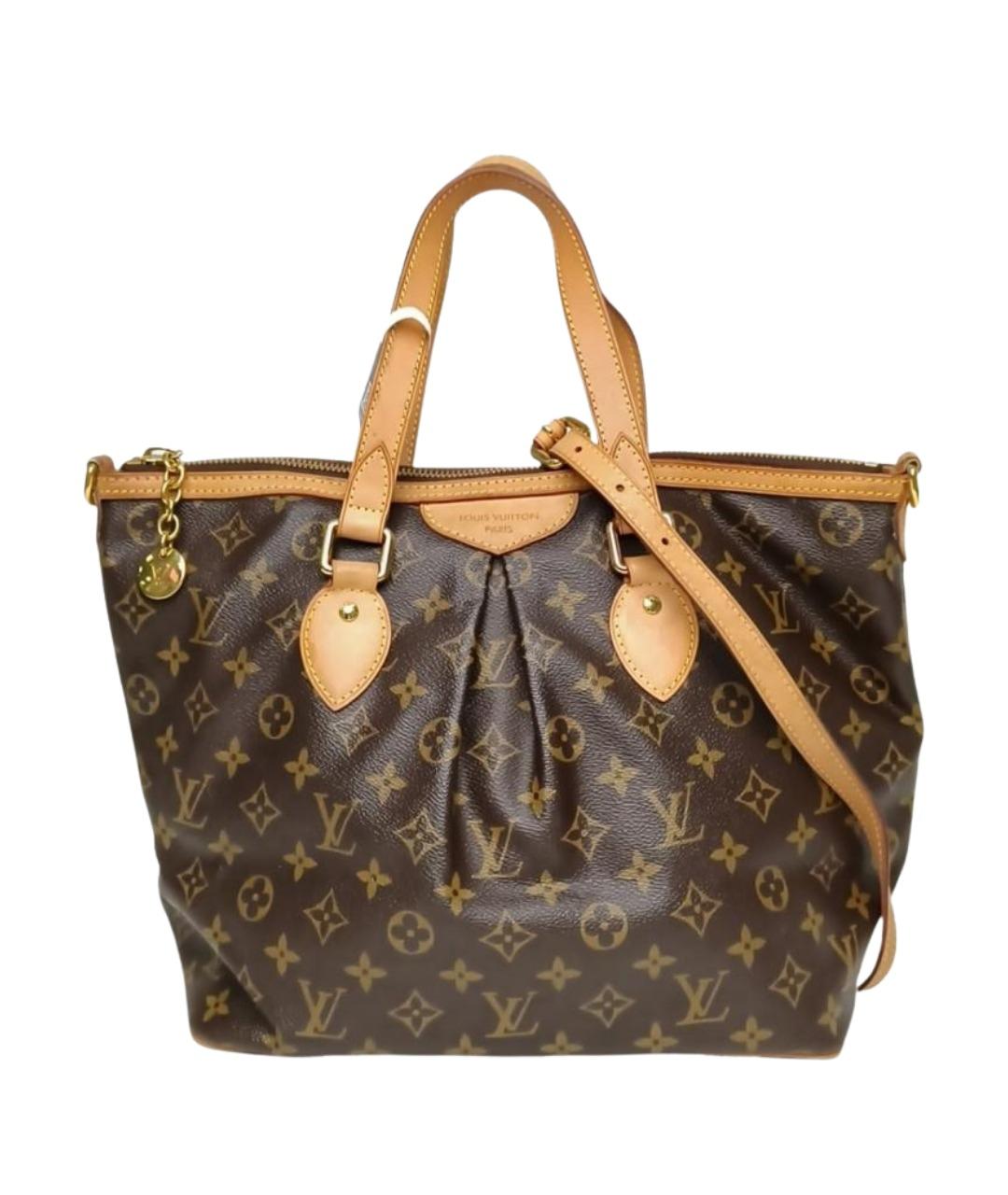 LOUIS VUITTON Коричневая сумка с короткими ручками, фото 1