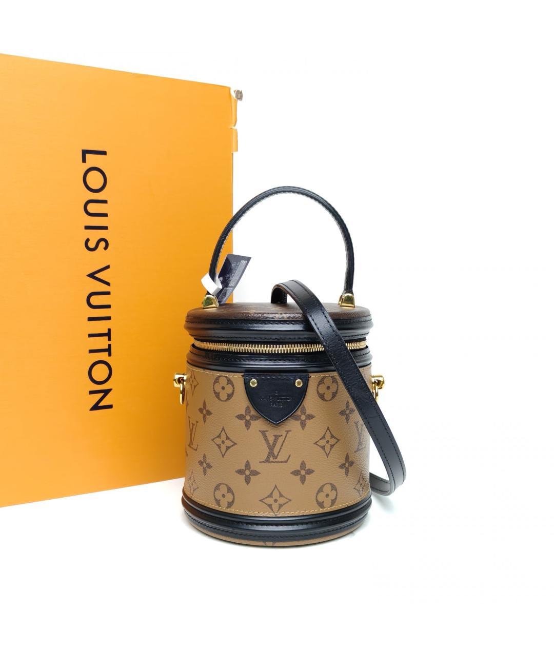 LOUIS VUITTON Коричневая сумка с короткими ручками, фото 9