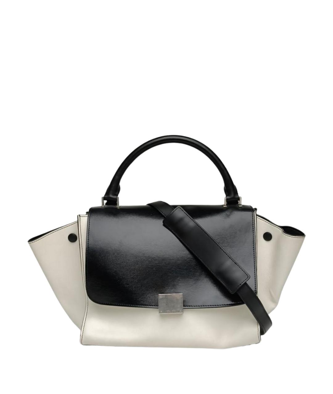 CELINE Белая кожаная сумка через плечо, фото 1