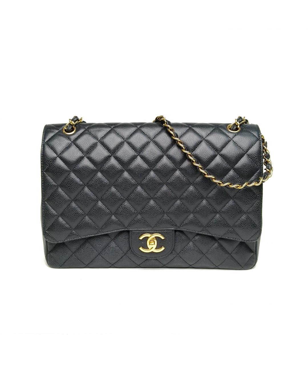 CHANEL Черная кожаная сумка через плечо, фото 2