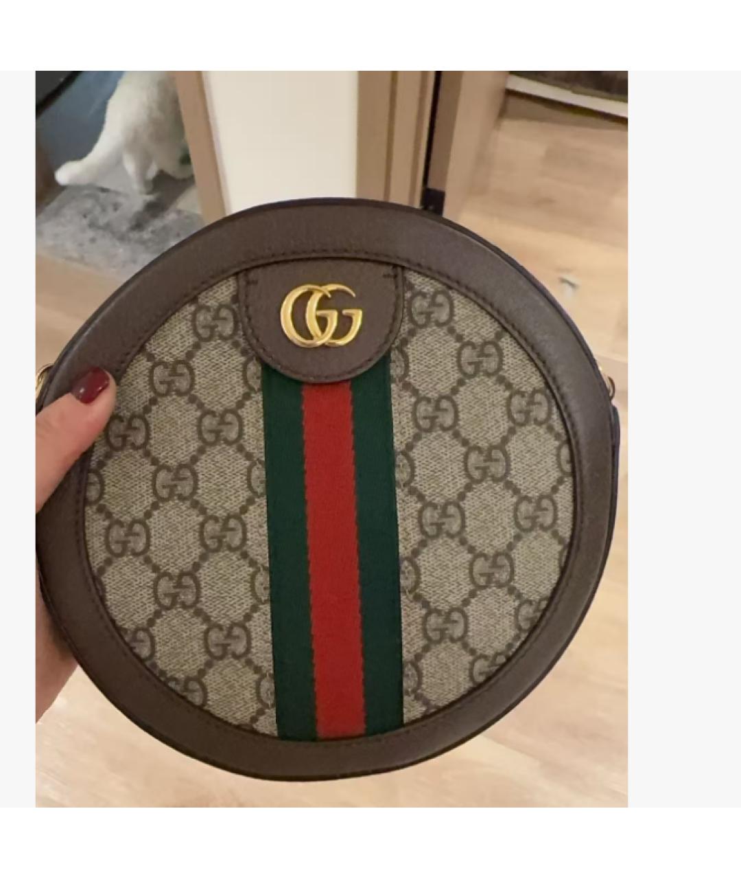 GUCCI Коричневая сумка через плечо, фото 8