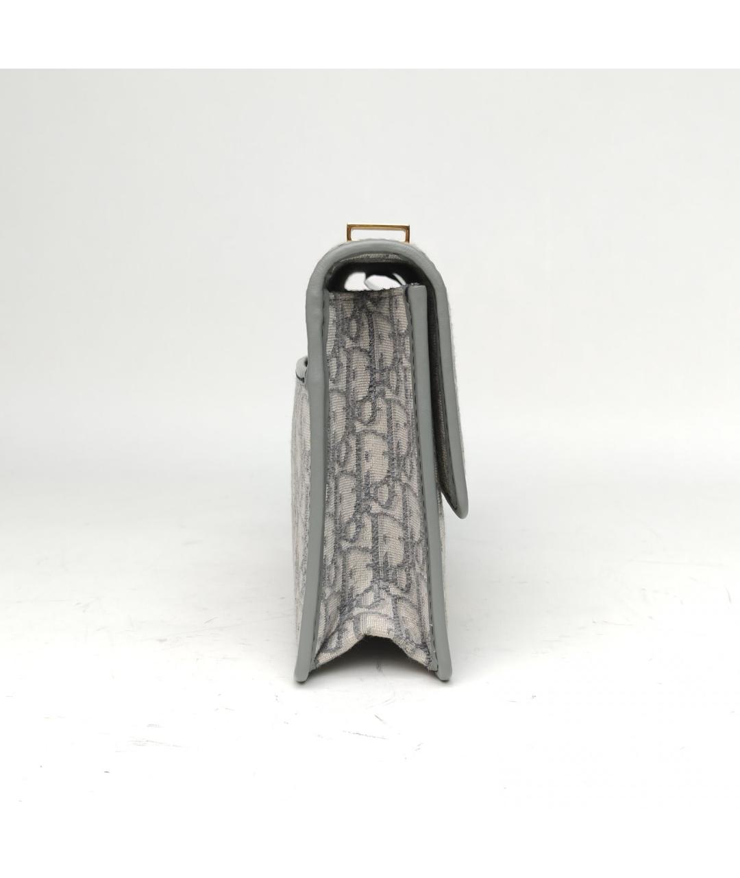 CHRISTIAN DIOR Серая сумка через плечо, фото 5