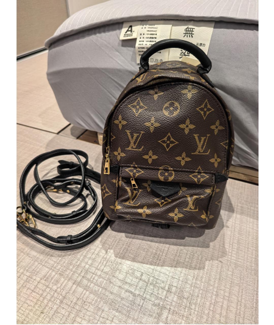 LOUIS VUITTON Коричневый рюкзак, фото 8